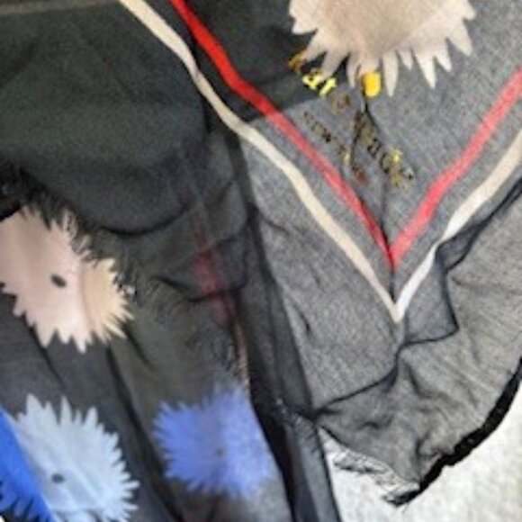 Kate Spade New York "Pop Flower" scarf NWT - Picture 6 of 7